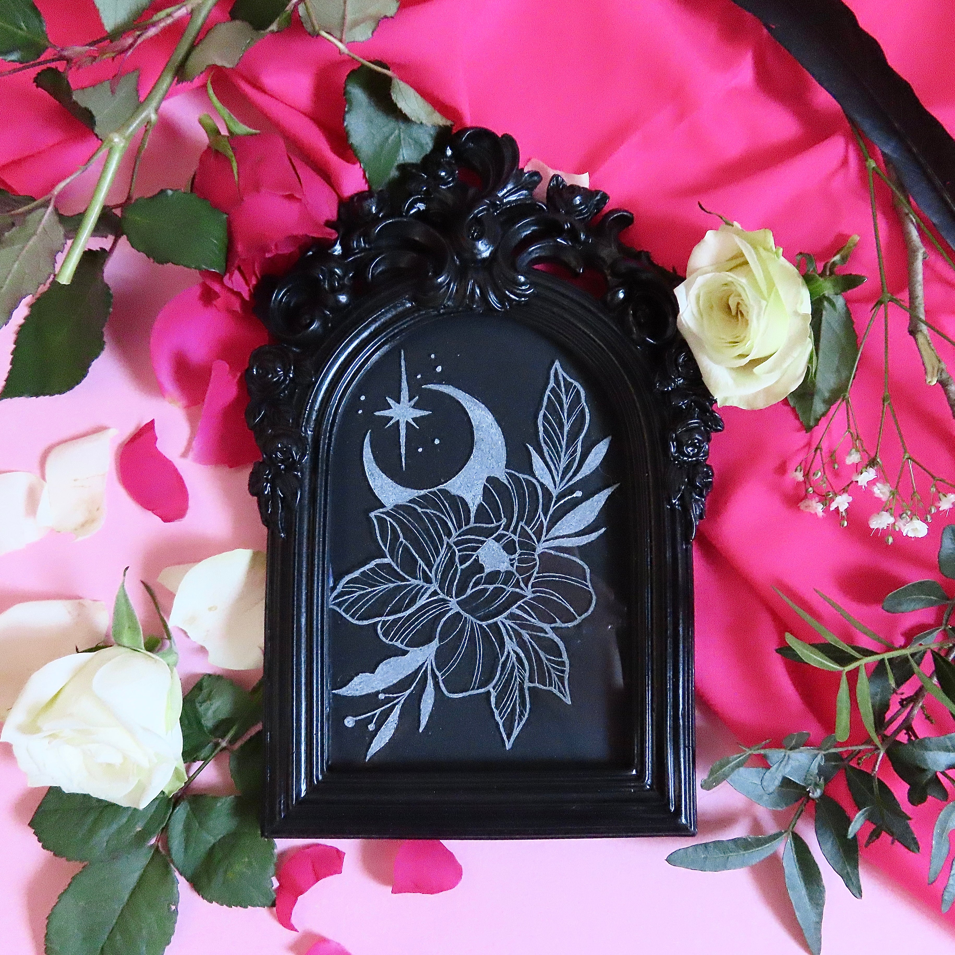 Floral Engraved Frame