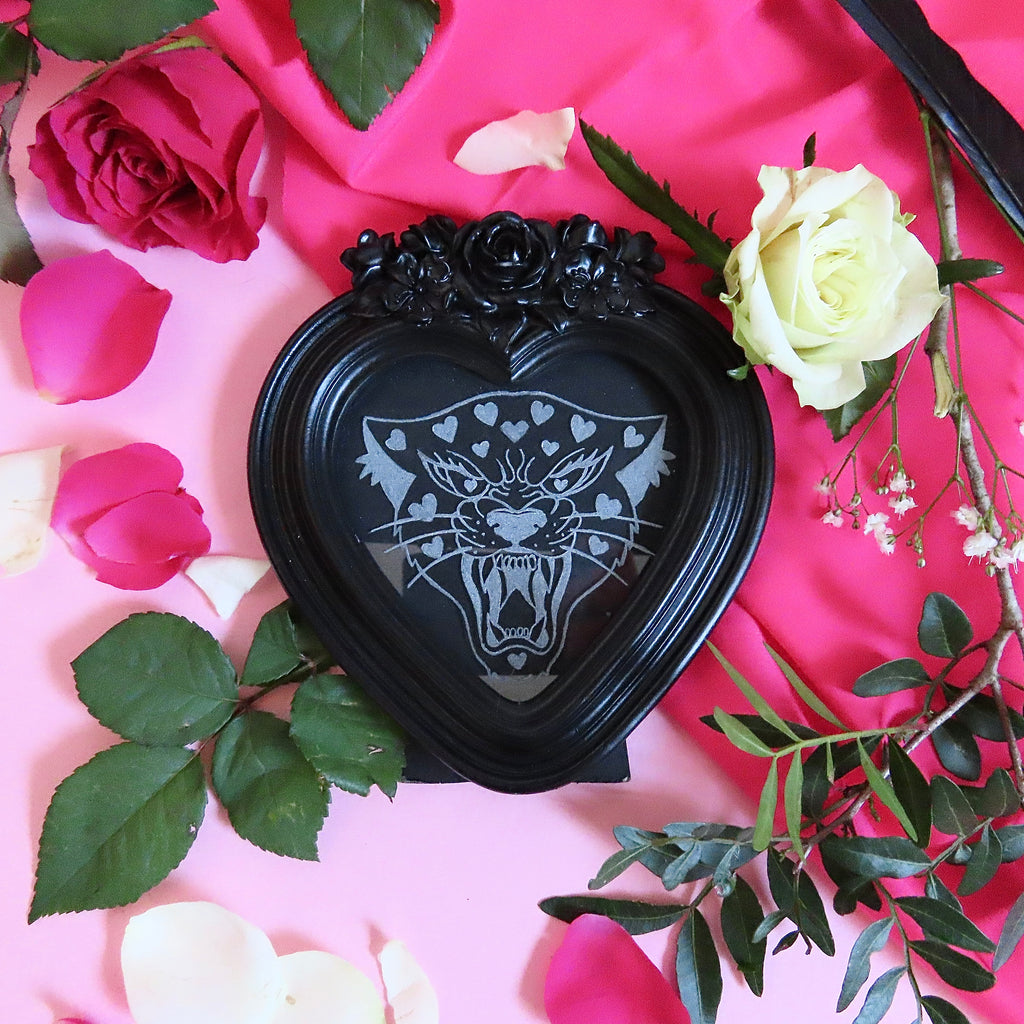 Panther Engraved frame