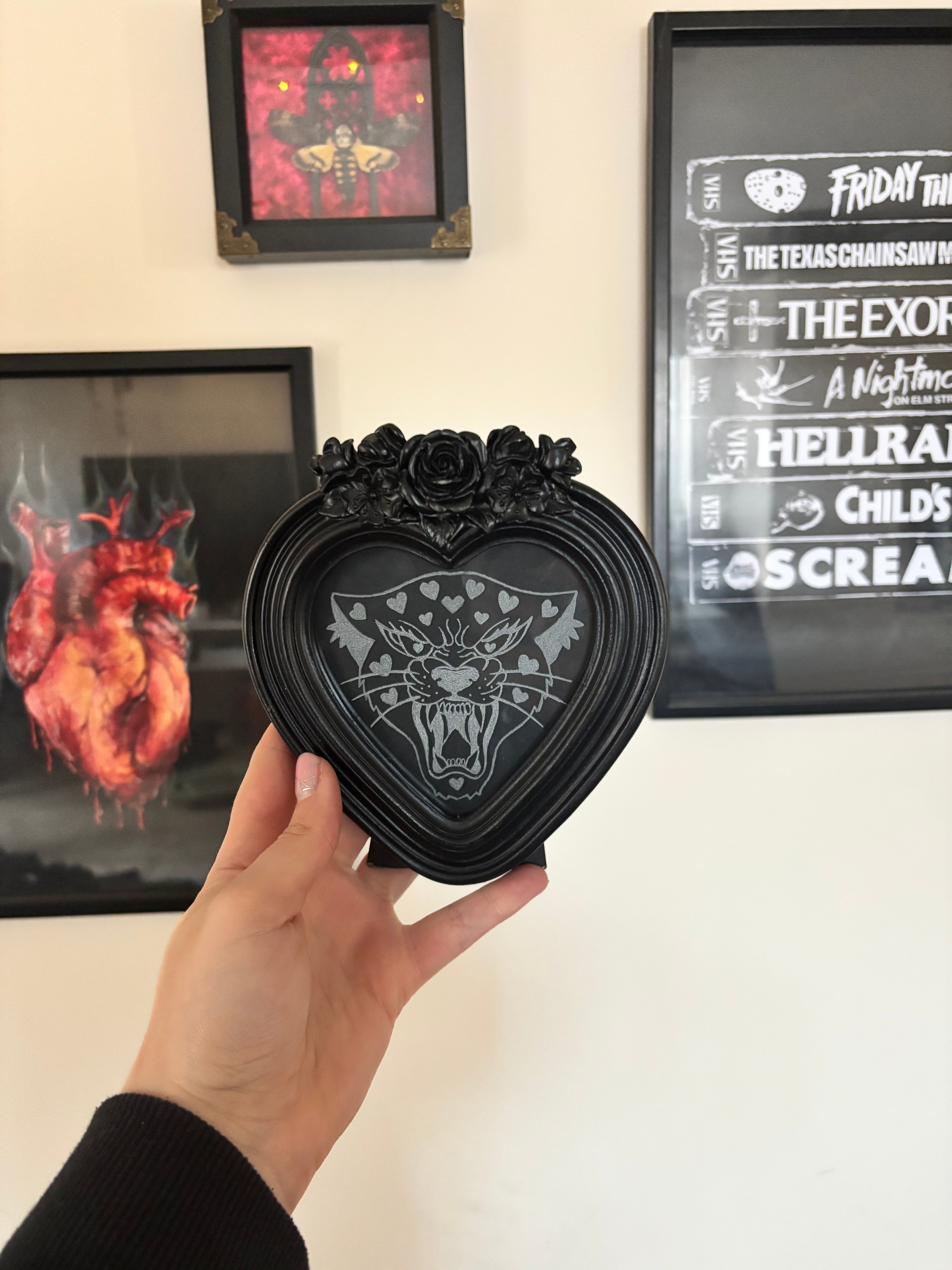 Panther Engraved frame