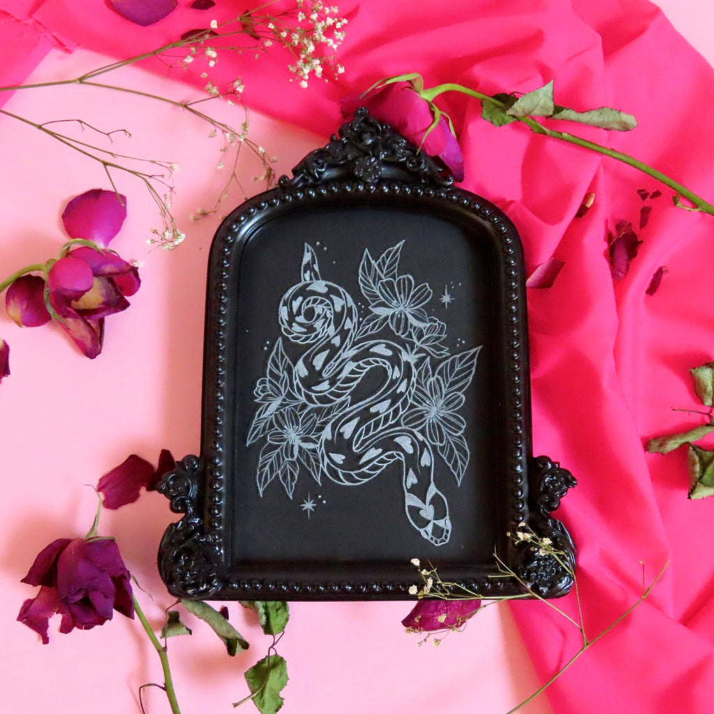 Snake Engraved Frame