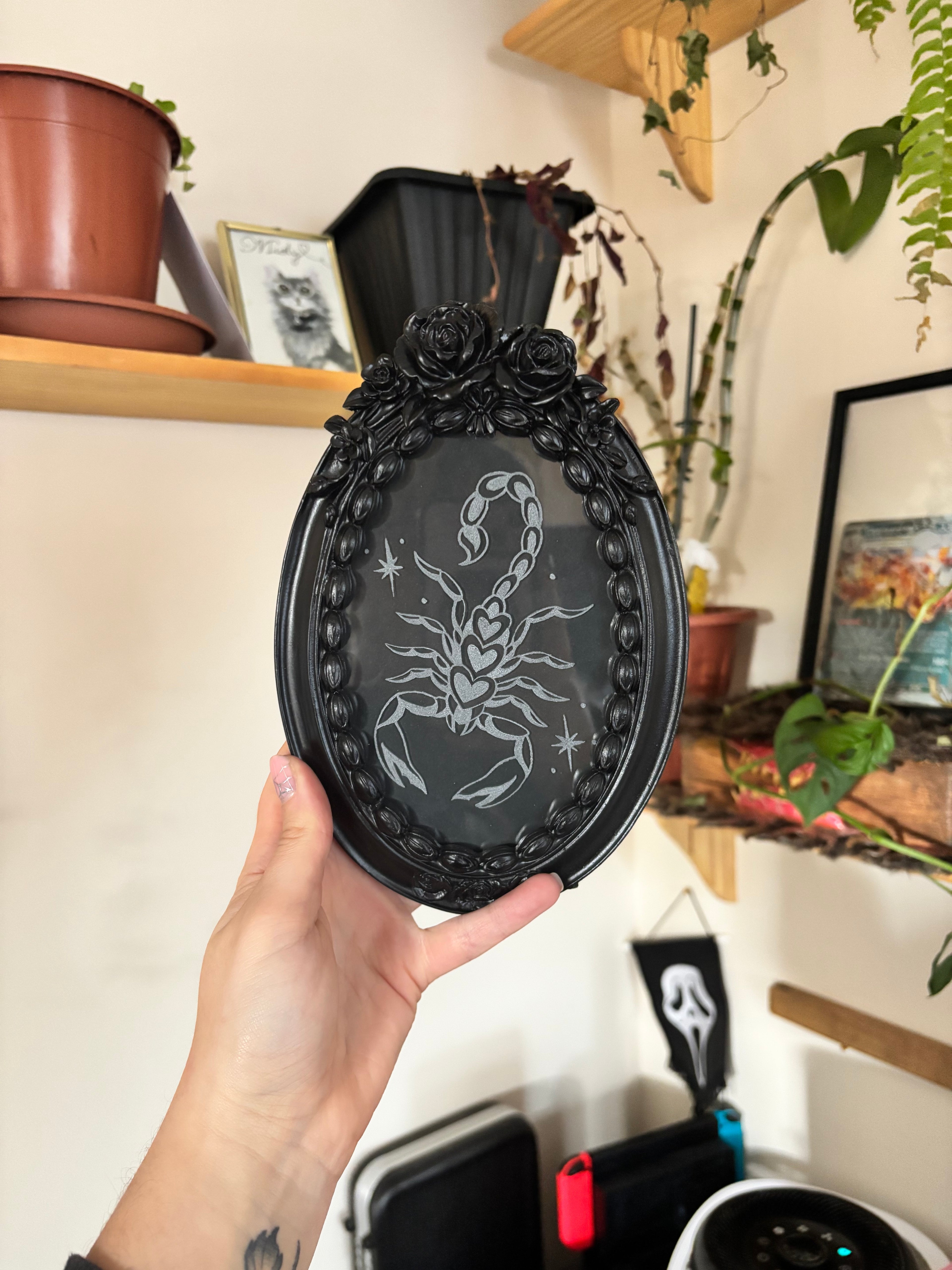 Scorpion Engraved Frame