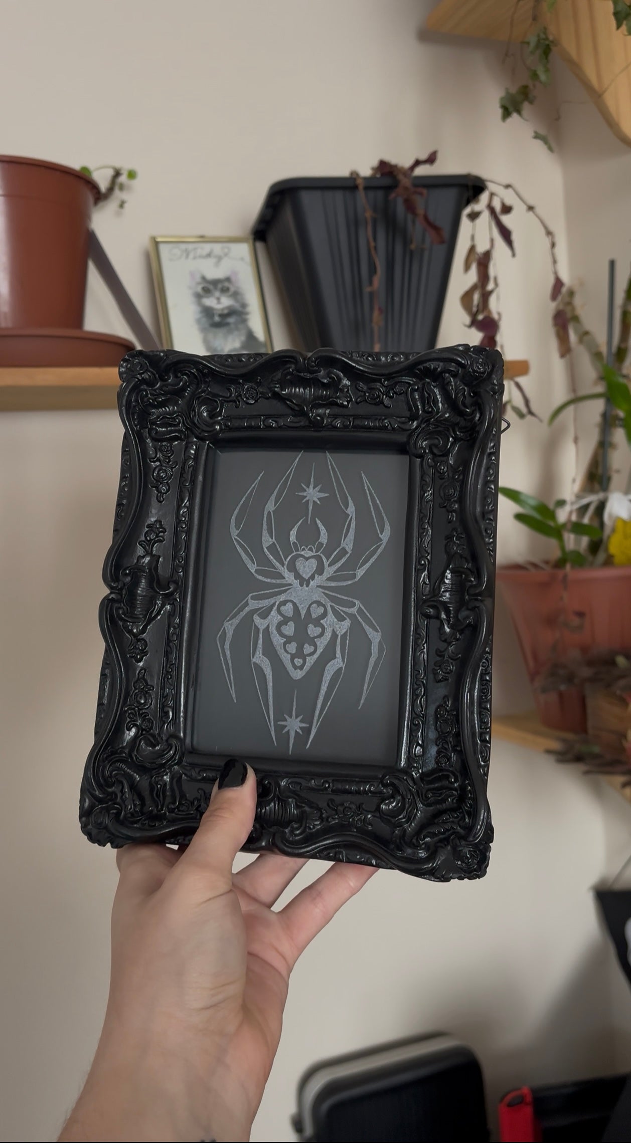 Spider Engraved Frame